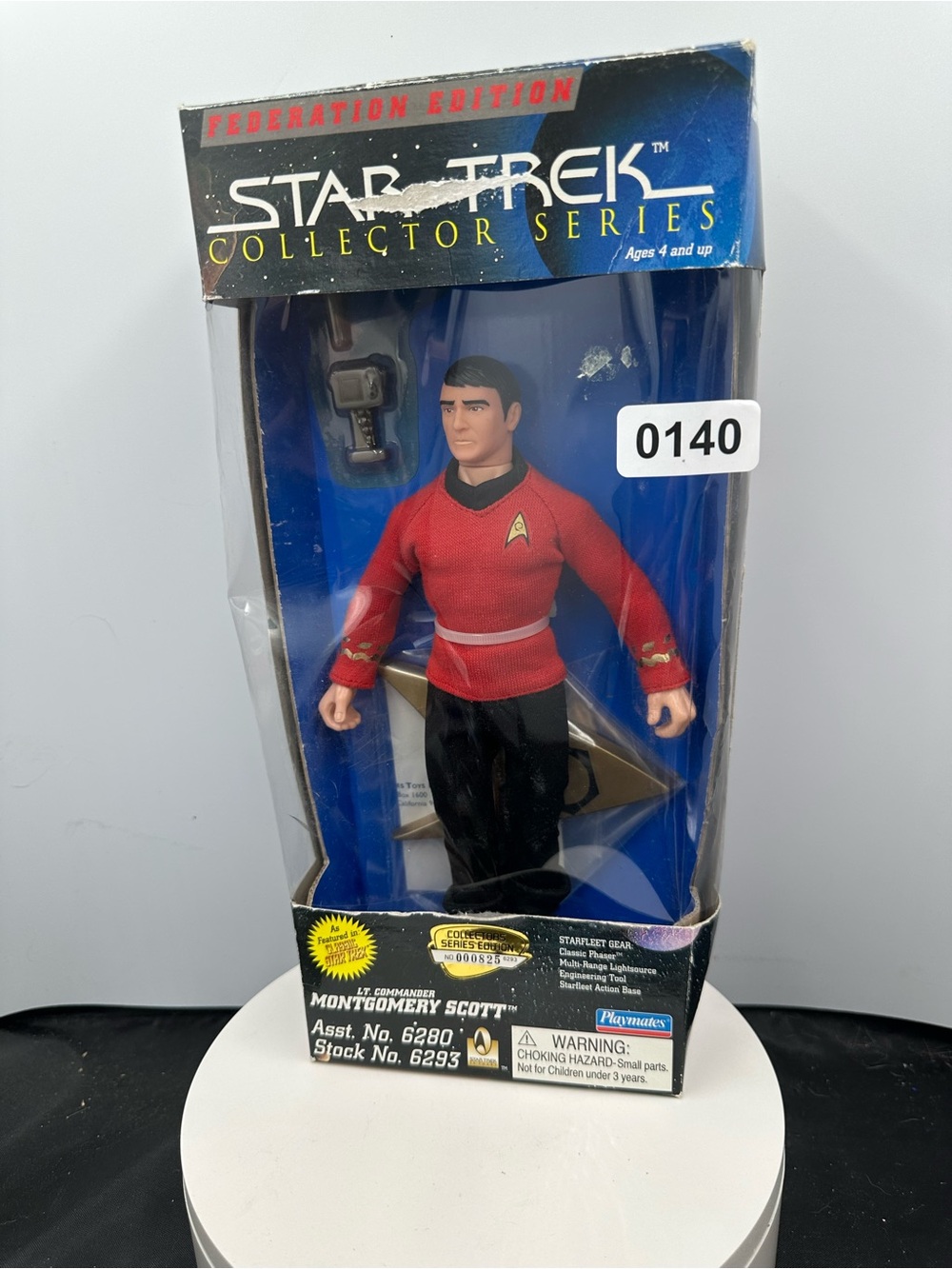 Star Trek TOS Scotty 9" Figure 1996 Playmates Sealed Federation Edition NIB
